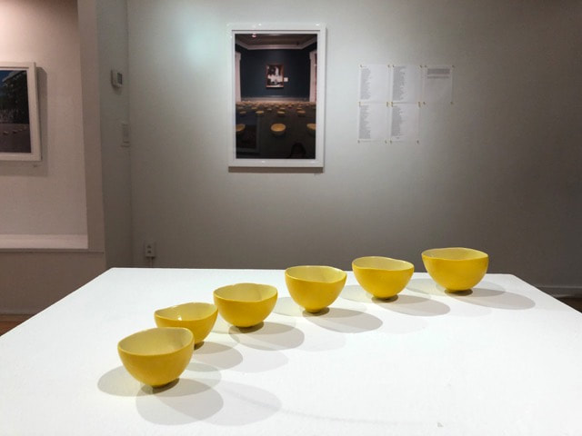 Yellow Bowls at MCLA Gallery 51
